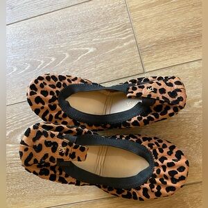 Yosi Samra Leopard Flats Size 7